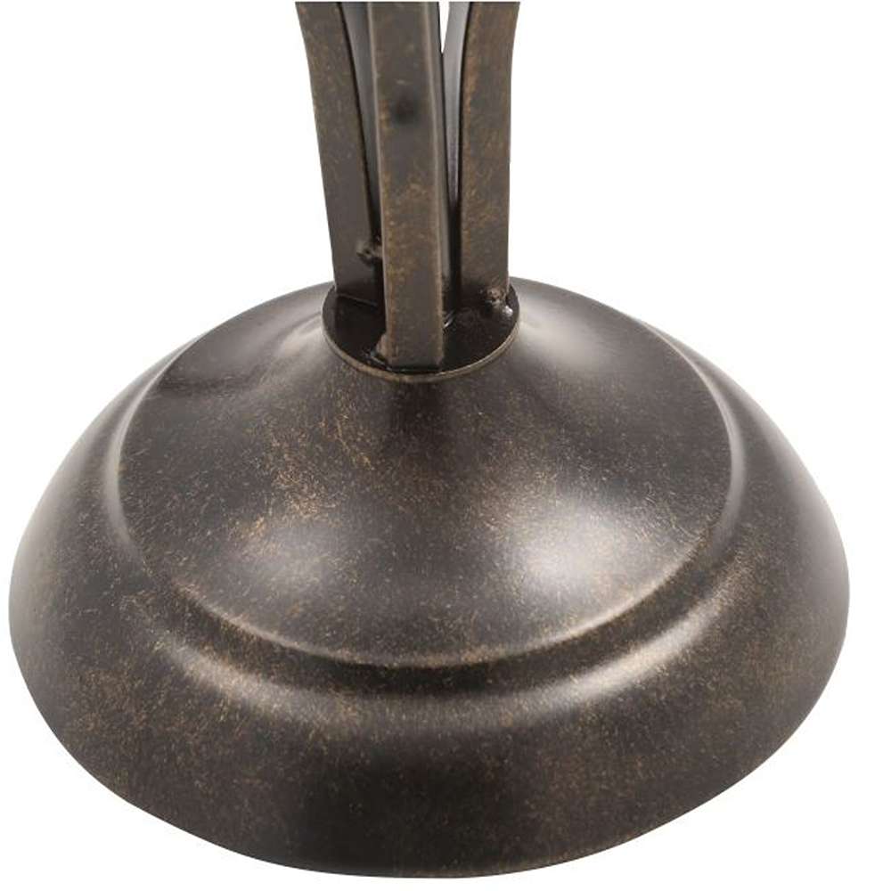 Rhodes 28 in. Bronze Table Lamp with Natural Linen Shade